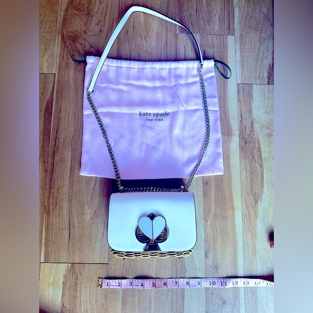 KATE SPADE Wicker Summer Crossbody/Shoulder Bag